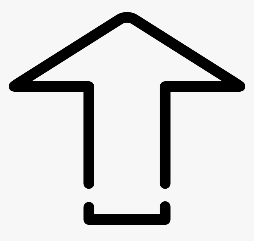 Directional Arrow Upwards - Pijl Naar Boven Png, Transparent Png