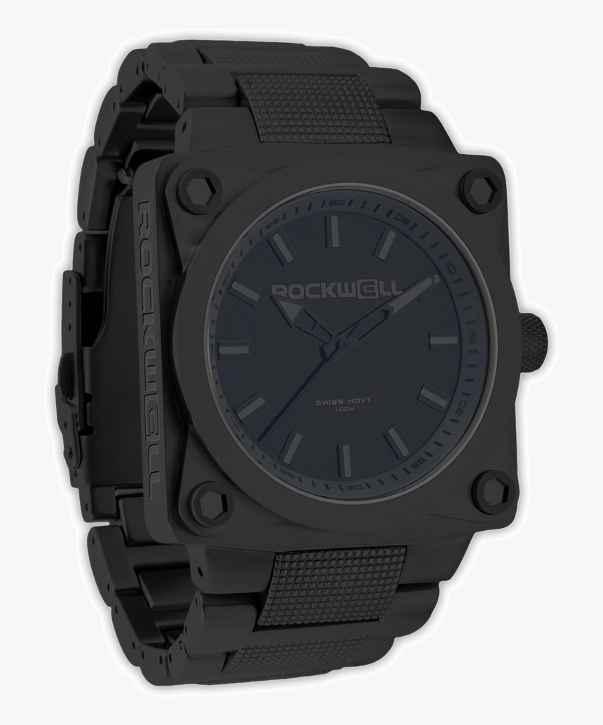 747 Phantom Black 45mm Watch 
 Class - Rockwell 747, HD Png Download