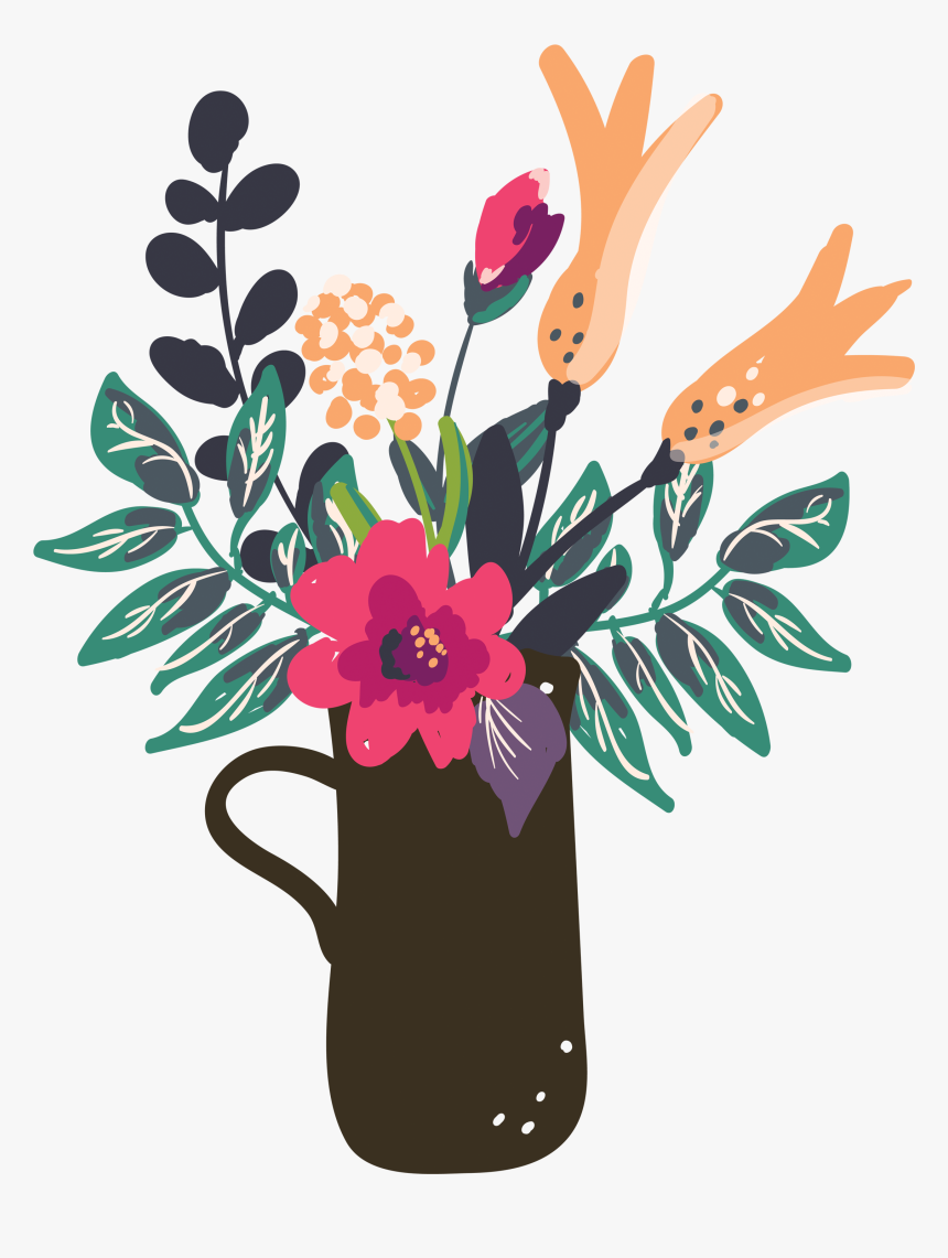Vase Vector Decorative - Vase, HD Png Download