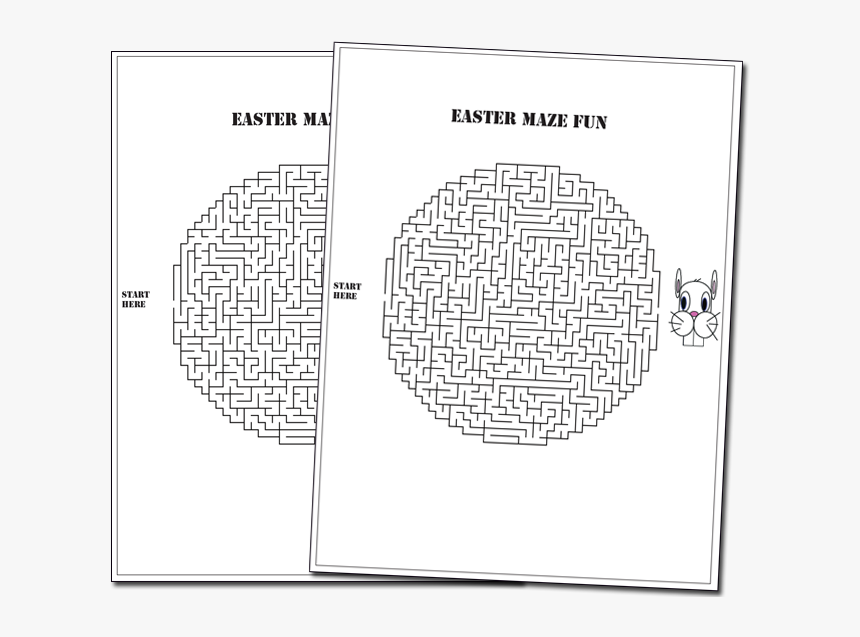 Easter Maze - Maze, HD Png Download