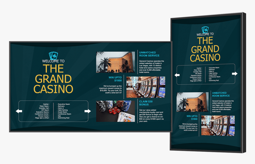 Casino Sign Png, Transparent Png