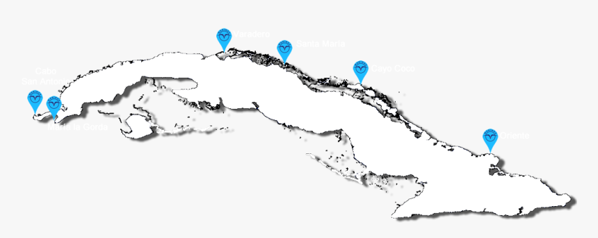 Havana City Blank Map, HD Png Download