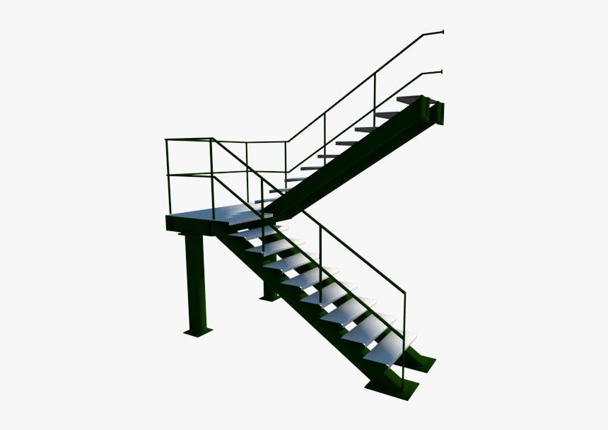 Escalera Metalica Con Perfiles, HD Png Download