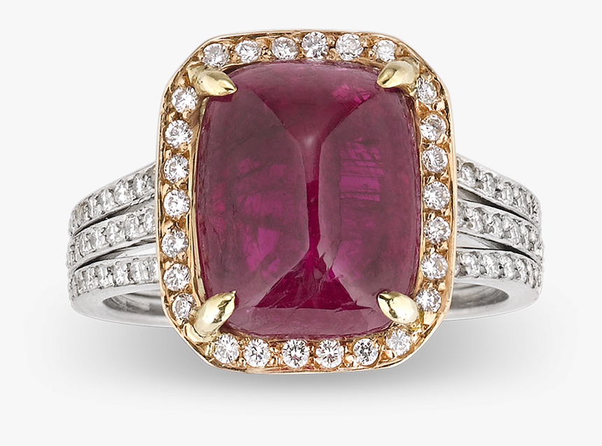 Burma Cabochon Ruby Ring, - Jewellery, HD Png Download