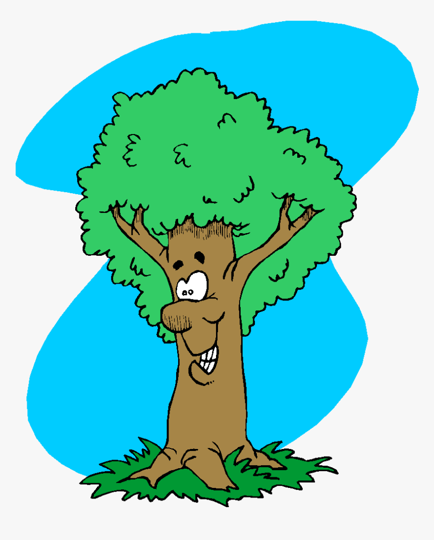 Going Outside Cartoon Clipart , Png Download - Tree, Transparent Png