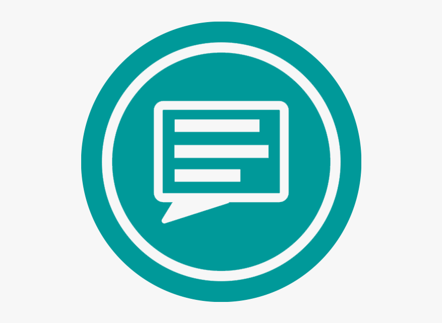 Blue Speech Bubble - Lg U 플러스 Png, Transparent Png