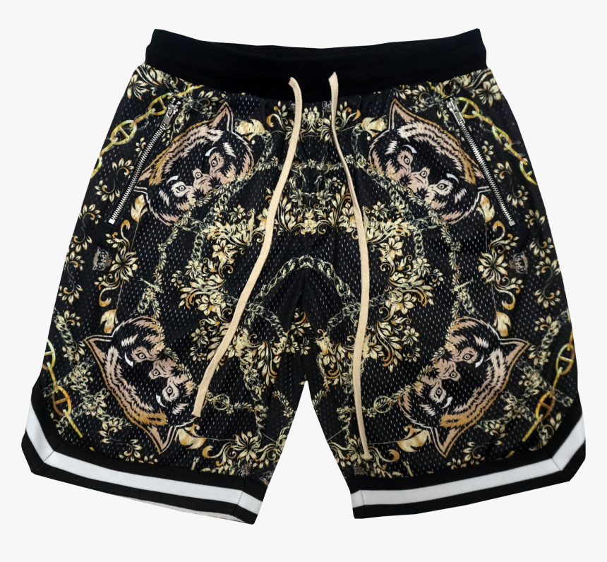 Chain Shorts - Black - Board Short, HD Png Download