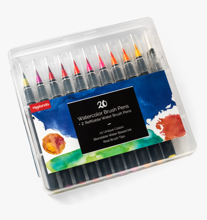 Hoolanda Watercolor Brush Pens - Marking Tools, HD Png Download