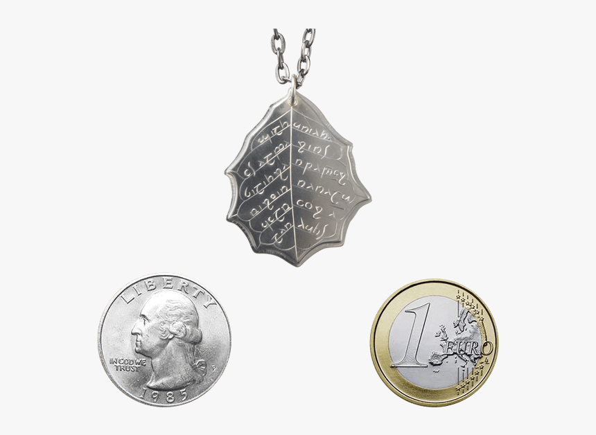 Elvish Leaf Of Winter Necklace - Euro, HD Png Download