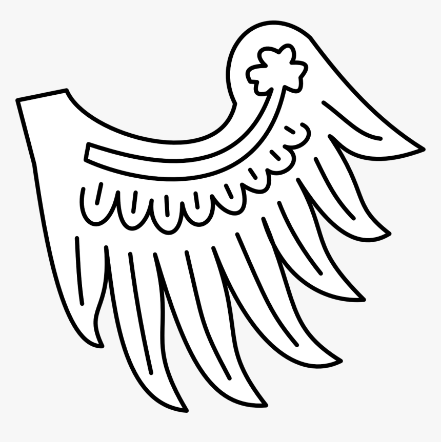 Wings Heraldic Transparent, HD Png Download
