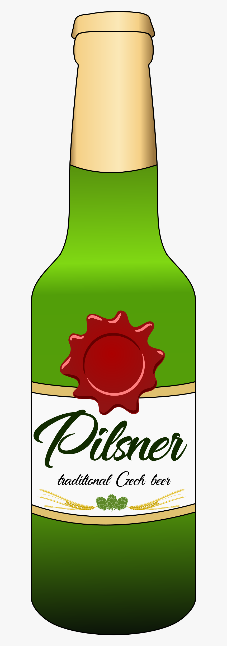 This Free Icons Png Design Of Pilsner Beer Bottle , - Bottle Of Beer Clipart, Transparent Png