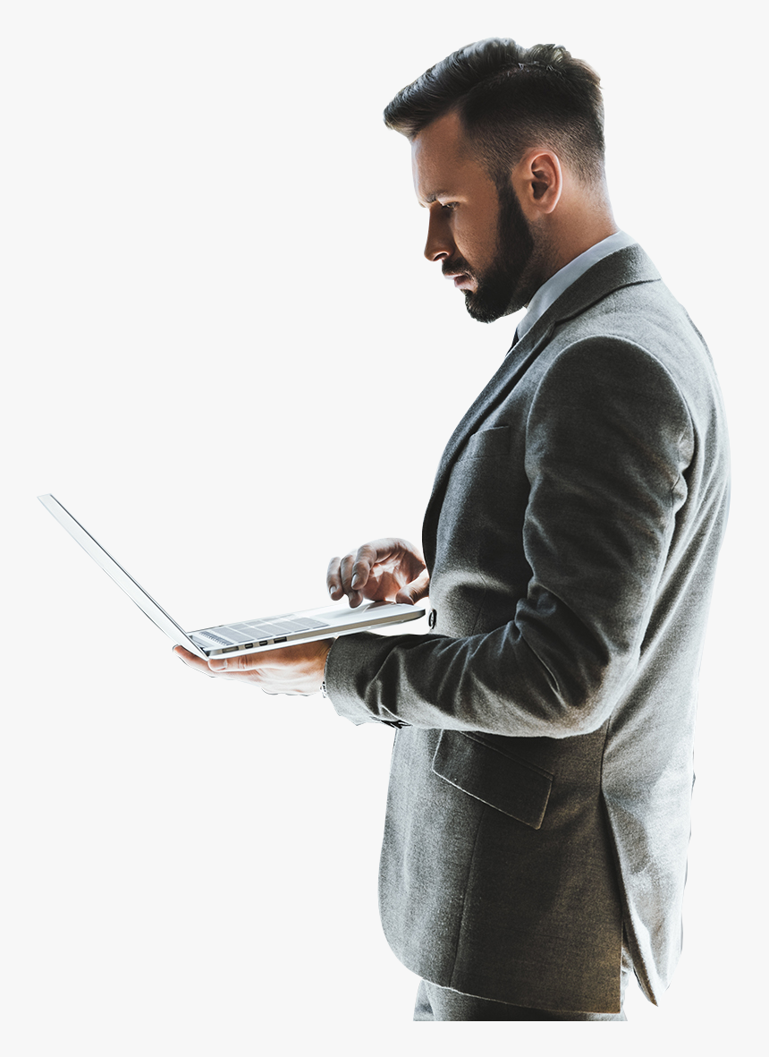 Businessman In Front Of Window, HD Png Download