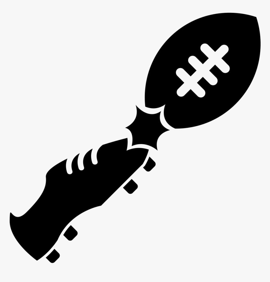 Rugby Shoes Kicking Ball - Rugby Football, HD Png Download