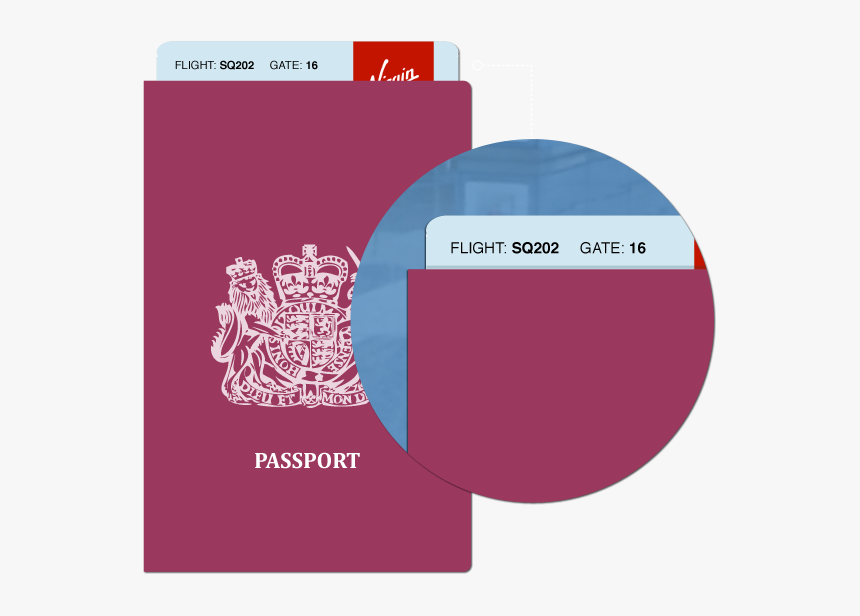 Peter Smart Boarding Pass - British Passport, HD Png Download