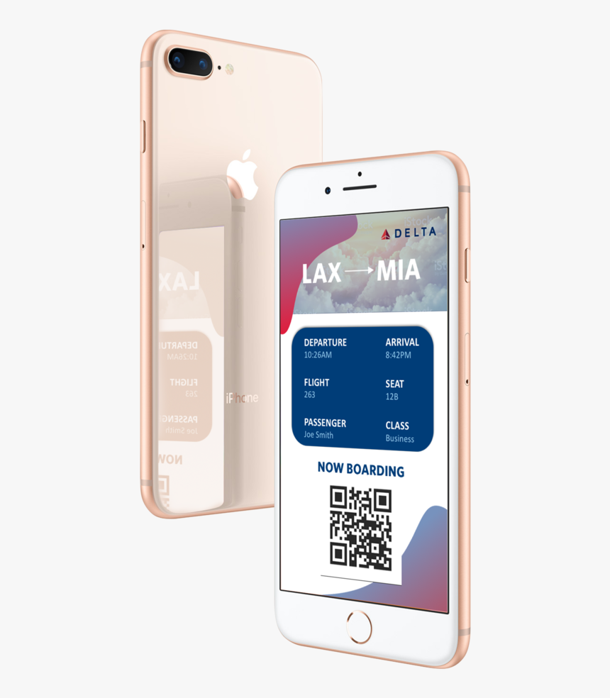 The Challenge Was To Redesign A Mobile Boarding Pass - Smartphone, HD Png Download