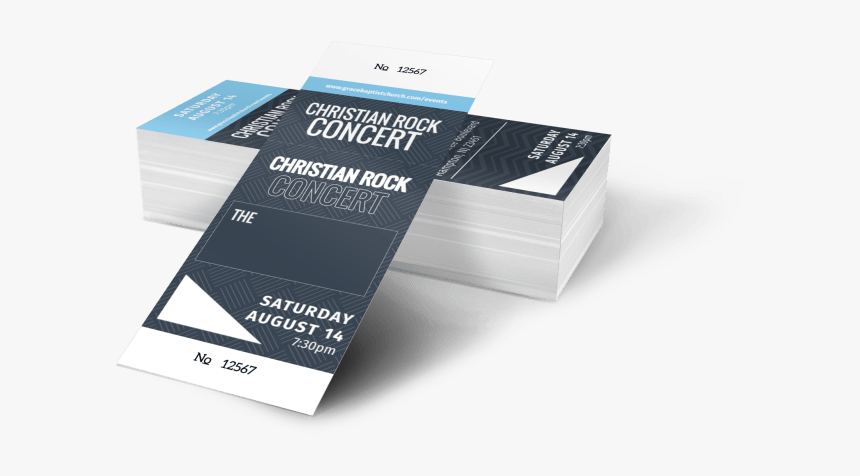 Christian Concert Ticket Template Preview - Box, HD Png Download