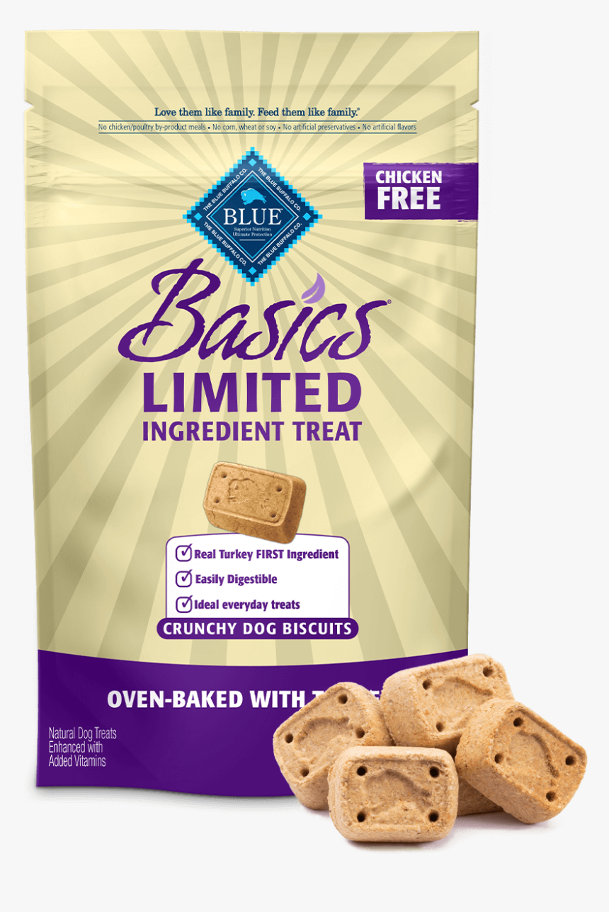 Blue Basics Turkey & Potato Biscuits Dog Treats - Blue Buffalo Basics Lamb And Potato, HD Png Download