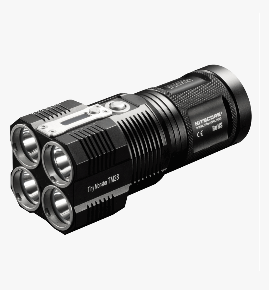 Nitecore Tm28 Tiny Monster Quad Xhp-35 Hi 6,000 Lumens - Led Taschenlampe Mit 4 Leds, HD Png Download