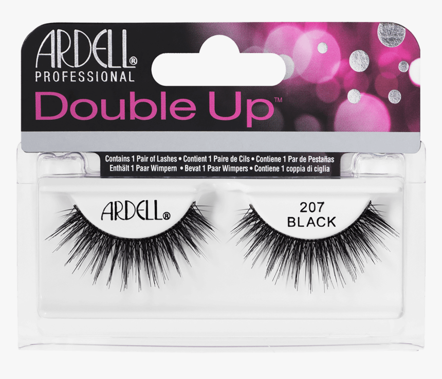 Ardell Double Up 207 Lashes Black - Ardell 210 Double Up Lashes, HD Png Download