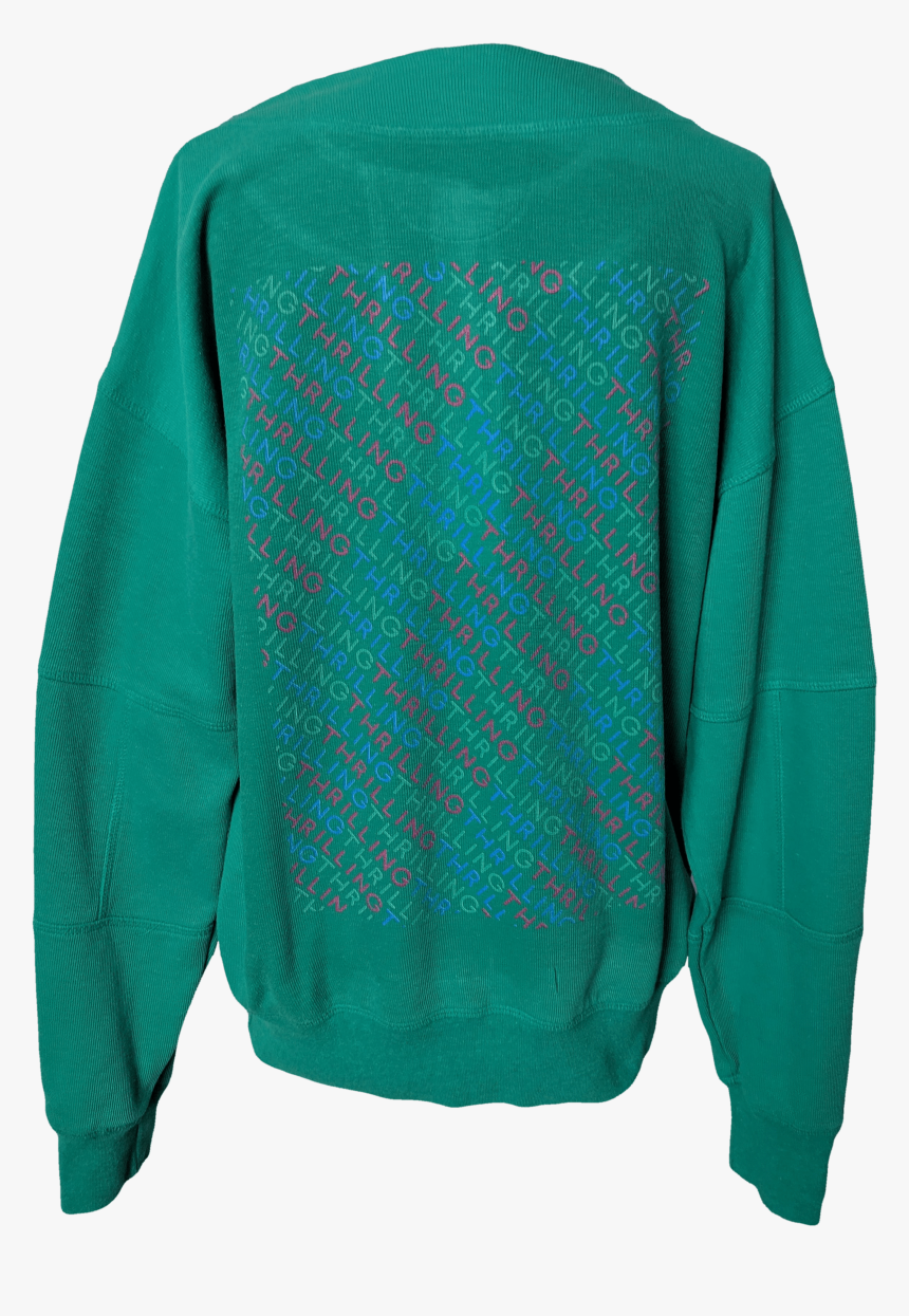 Green Ribbed Long Sleeve Henley With Diagonal Box Logo, HD Png Download