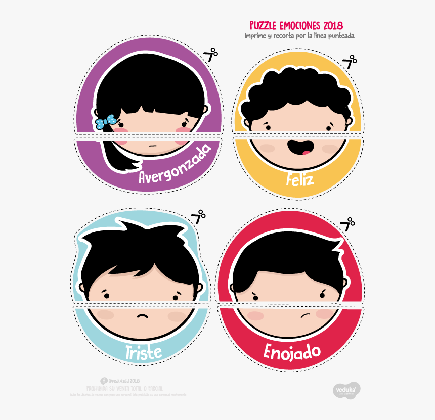 Puzzle De Emociones , Png Download - Puzzle De Las Emociones, Transparent Png