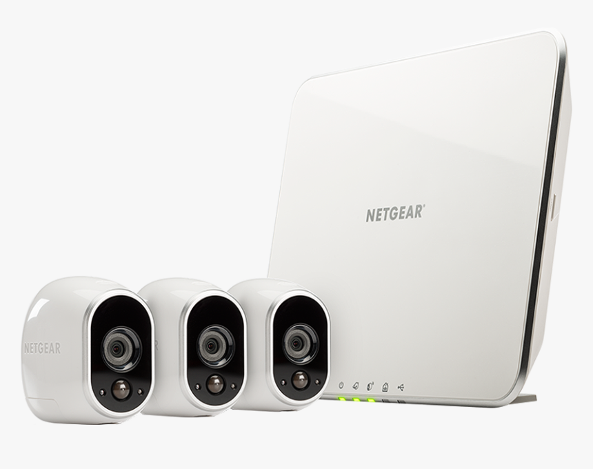 Arlo Wire-free Security System With 3 Hd Cameras - Arlo Wire Free, HD Png Download