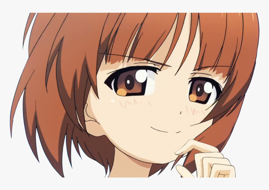 1mib, 1087x710, Smug - Girl Und Panzer Miho, HD Png Download