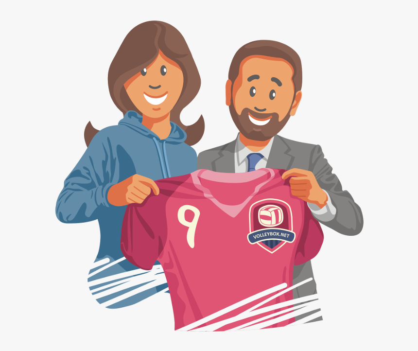 Women Volleyball Transfers - Cartoon, HD Png Download