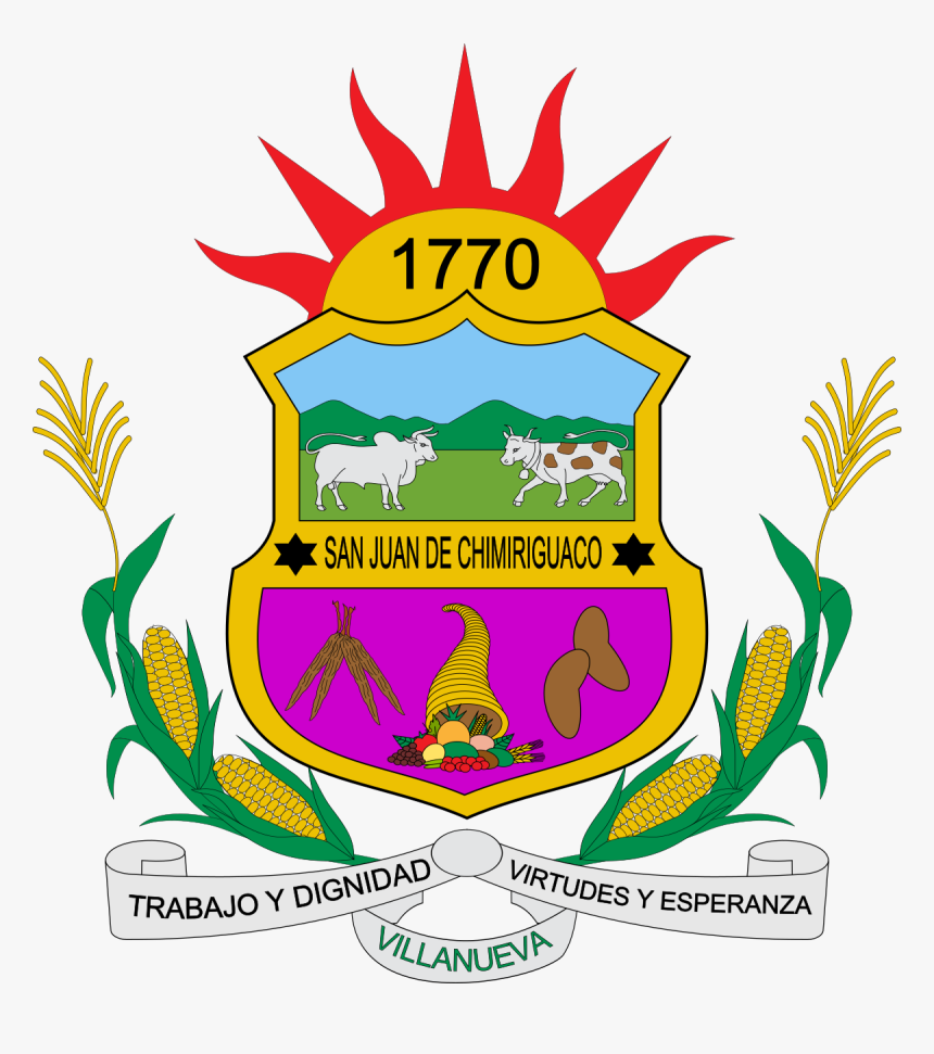 Escudo De Villanueva Bolivar, HD Png Download