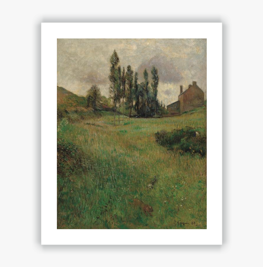 Perros Corriendo En El - Dogs Running Through A Field Paul Gauguin, HD Png Download