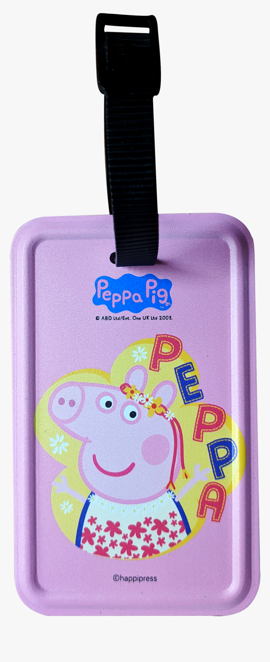 Pink Peppa Luggage Tag - Peppa Pig, HD Png Download