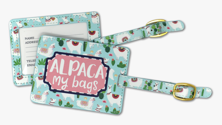 Sc Alpaca My Bags Luggage Tag - Coin Purse, HD Png Download