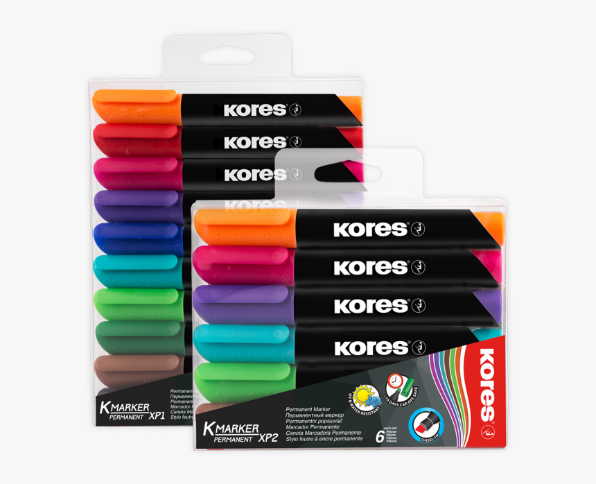 Kores Permanent Marker, HD Png Download