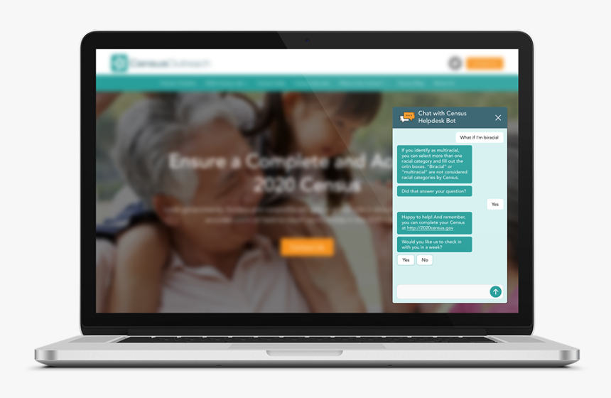 Help Desk Via Sms Text Messaging For Census Outreach - Netbook, HD Png Download