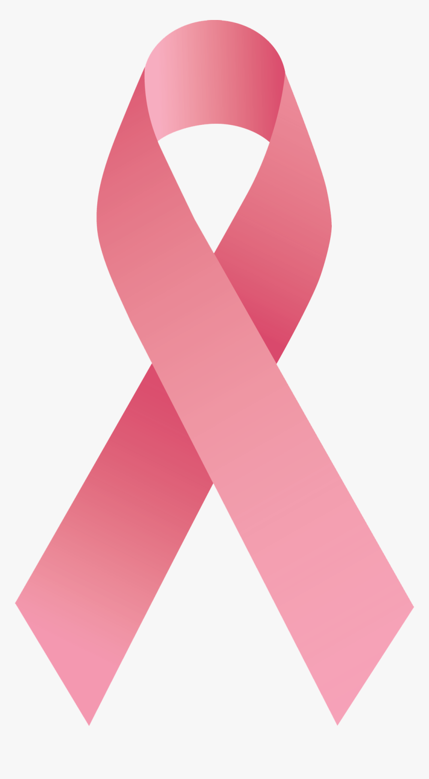 Transparent Background Breast Cancer Ribbon, HD Png Download