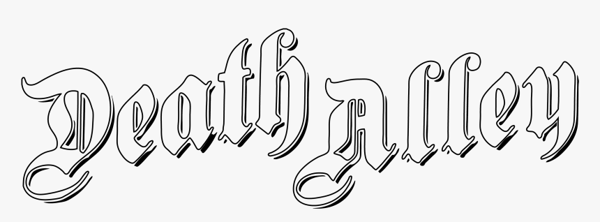 Death Alley Clipart , Png Download - Calligraphy, Transparent Png