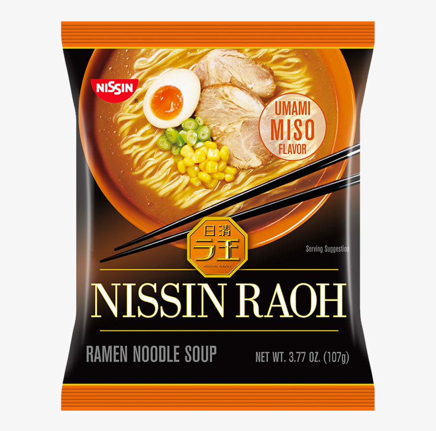 Ramen Noodle Soup - Nissin Miso Ramen, HD Png Download