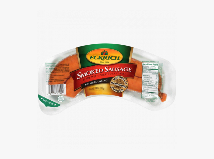 Eckrich Smoked Sausage 10 14oz, HD Png Download