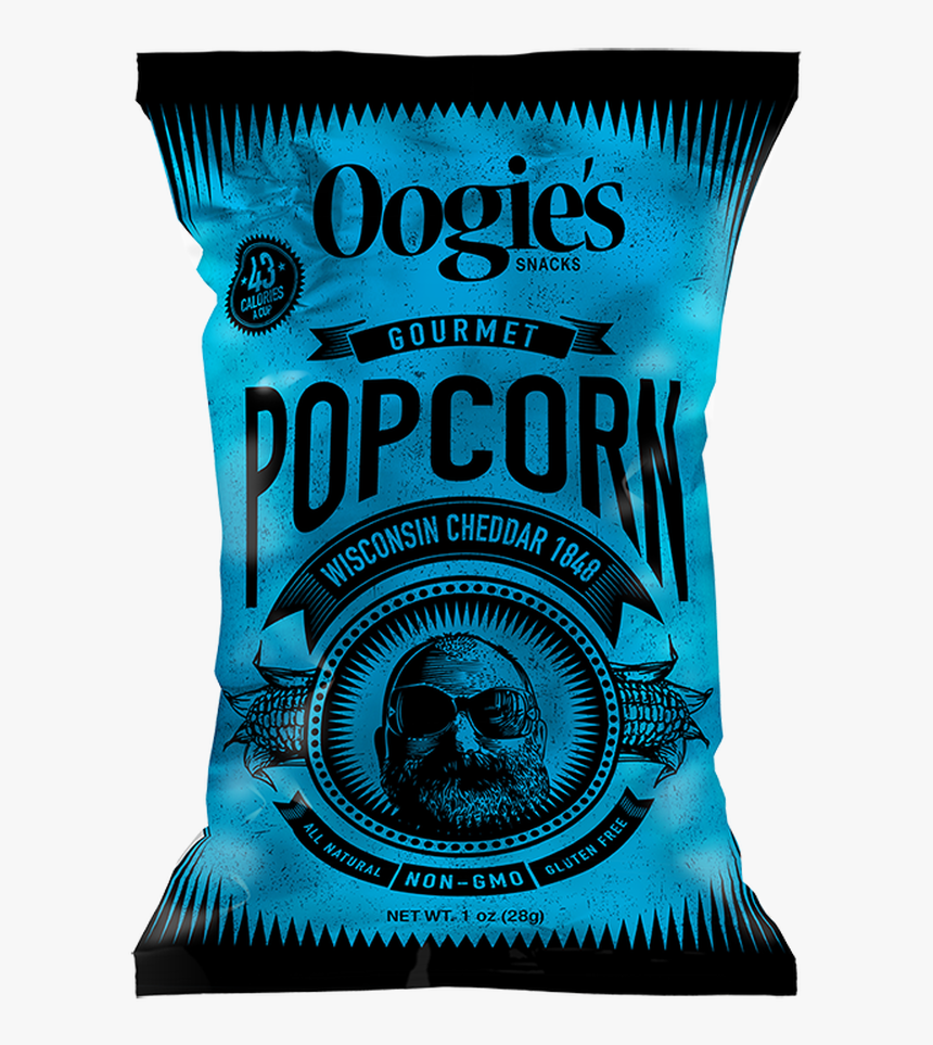 Oogie S Snacks Wisconsin Cheddar 1848 Popcorn Single, HD Png Download