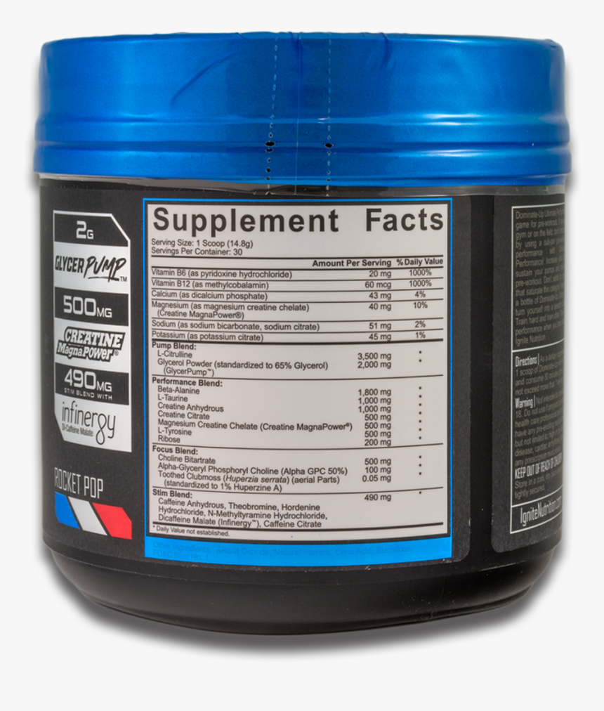 Ignite Nutrition Dominateup Pre Workout Acrylic Paint Hd Png Download Transparent Png Image Pngitem