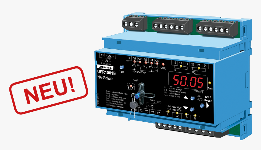 Ufr1001e Neu Produktfoto - Anti Islanding Relay Ufr1001e, HD Png Download