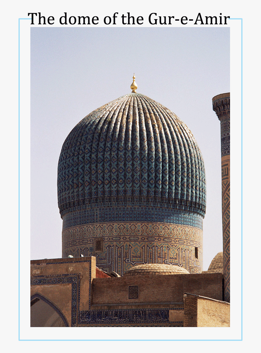Gur Emir Mausoleum, Samarkand - Dome, HD Png Download