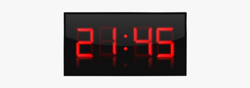 Con Reloj Digital - Led Display, HD Png Download