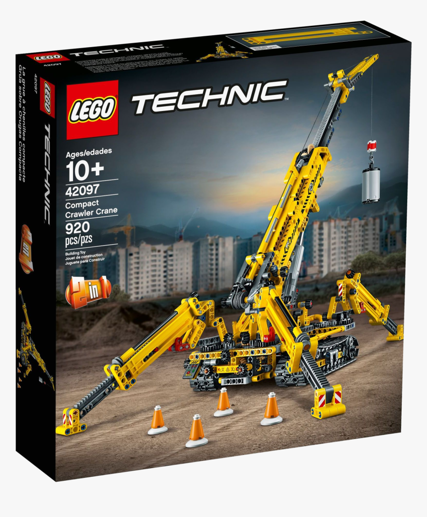 42097 Compact Crawler Crane - Lego 42097, HD Png Download