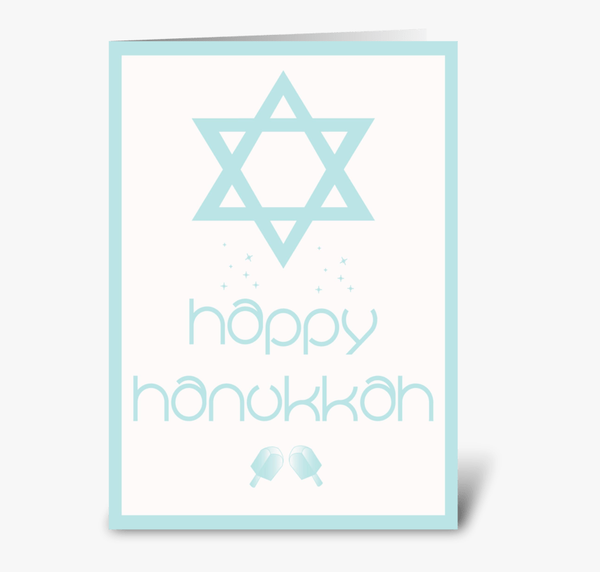Happy Hanukkah Greeting Card - God Bless You Israel, HD Png Download