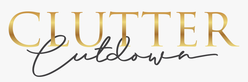 Clutter Cutdown - Calligraphy, HD Png Download