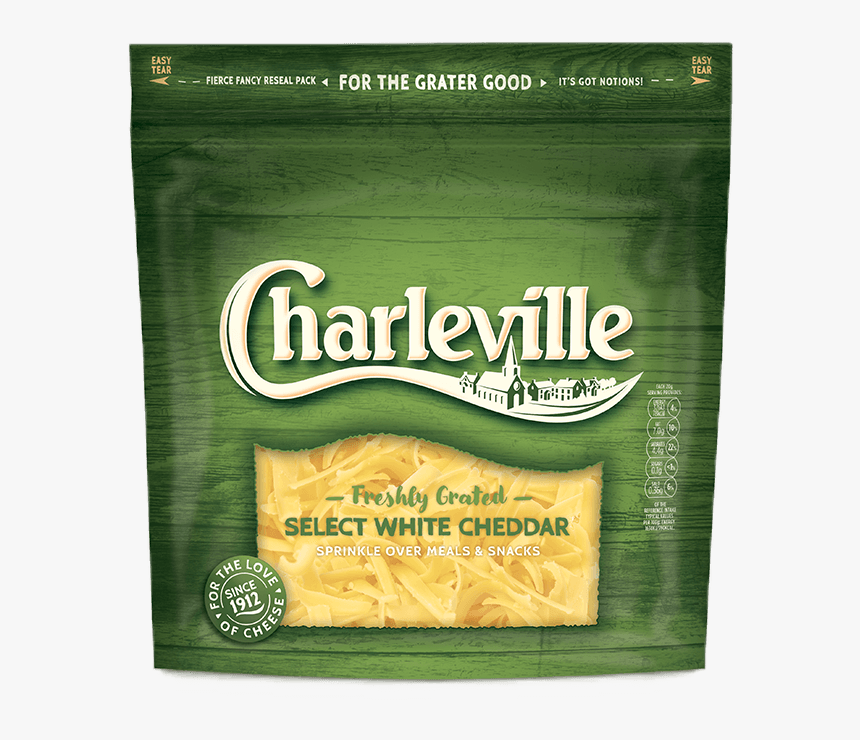 Charleville Select White Cheddar Grated - Coffee, HD Png Download