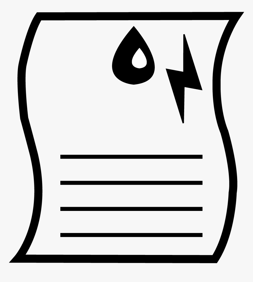 Utilities Bill Icon, HD Png Download