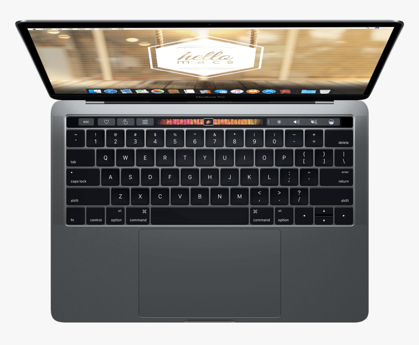 Macbook Pro Retina Touchbar 2017, HD Png Download
