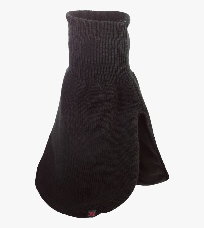 Tough Duck Mens Acrylic Neckwarmer Black Detail I25716 - Sock, HD Png Download